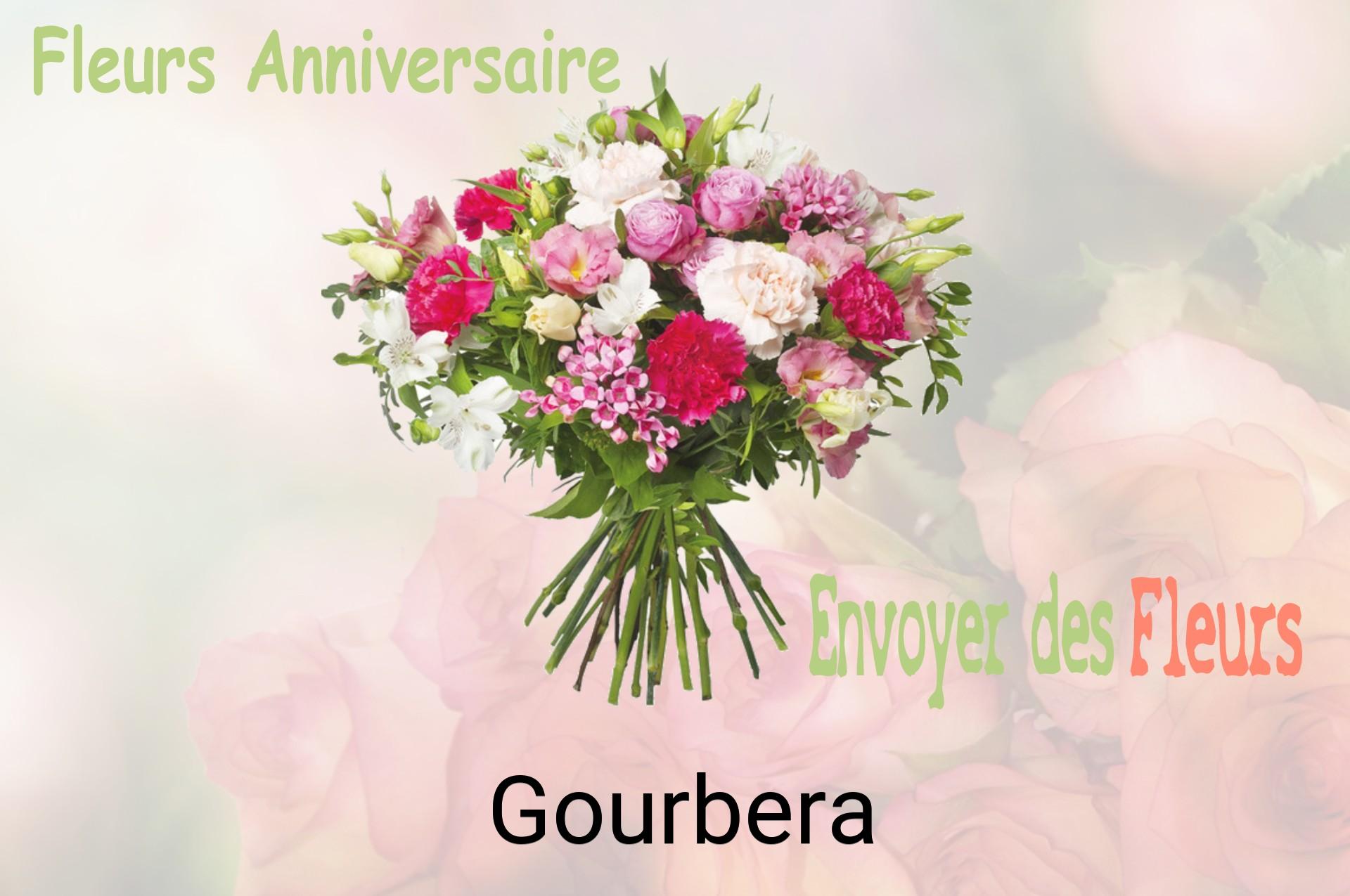 Bouquet de fleurs d’anniversaire livré à Gourbera